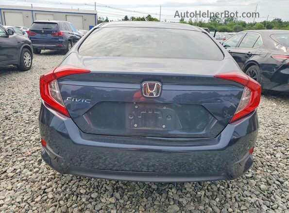 19XFC2F50HE228681 2017 HONDA CIVIC Blue Widok z tyłu