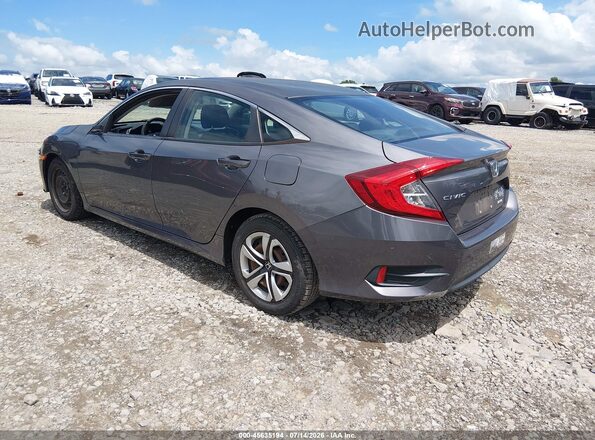 19XFC2F50JE022489 2018 HONDA CIVIC Gray Rear left
