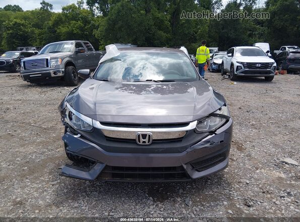 19XFC2F50JE022489 2018 HONDA CIVIC Gray Dashboard view