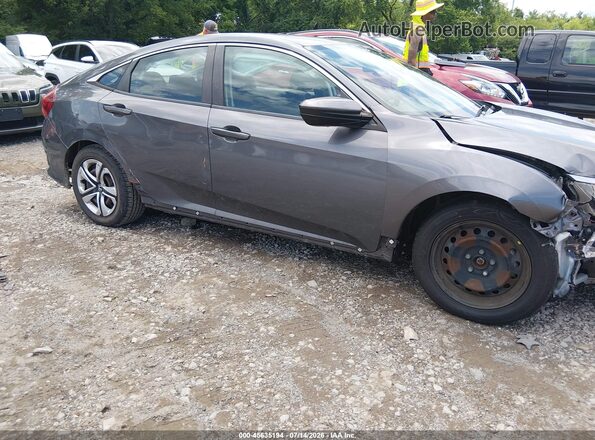 19XFC2F50JE022489 2018 HONDA CIVIC Gray 