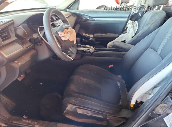 19XFC2F50JE027093 2018 HONDA CIVIC Black Front interior view