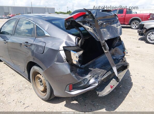 19XFC2F51GE015155 2016 HONDA CIVIC Gray Widok z przodu