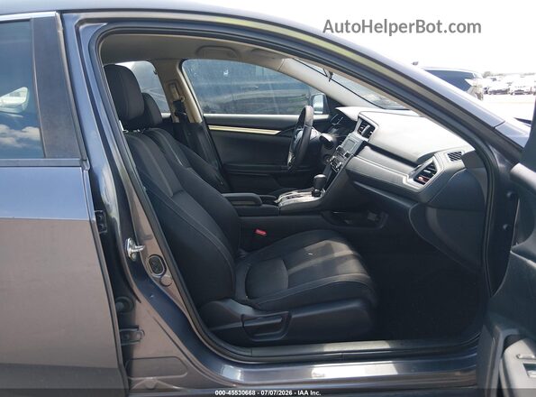 19XFC2F51GE015155 2016 HONDA CIVIC Gray Widok wnętrza z przodu