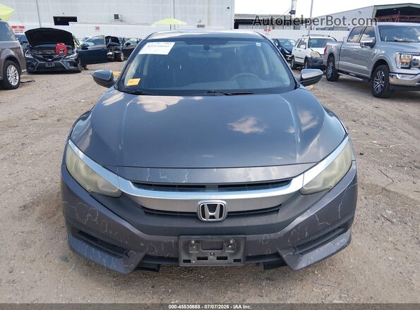 19XFC2F51GE015155 2016 HONDA CIVIC Gray Widok wnętrza z tyłu