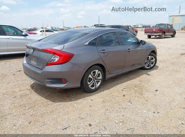 19XFC2F51GE016449 2016 HONDA CIVIC Серый Задняя правая четверть