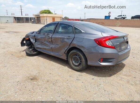 19XFC2F51GE016449 2016 HONDA CIVIC Серый Задняя левая четверть
