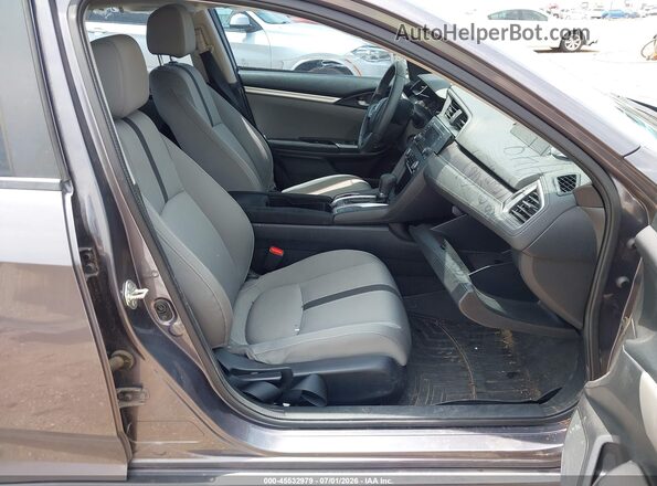 19XFC2F51GE016449 2016 HONDA CIVIC Серый Вид салона спереди