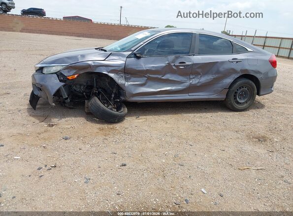 19XFC2F51GE016449 2016 HONDA CIVIC Серый Вид спереди