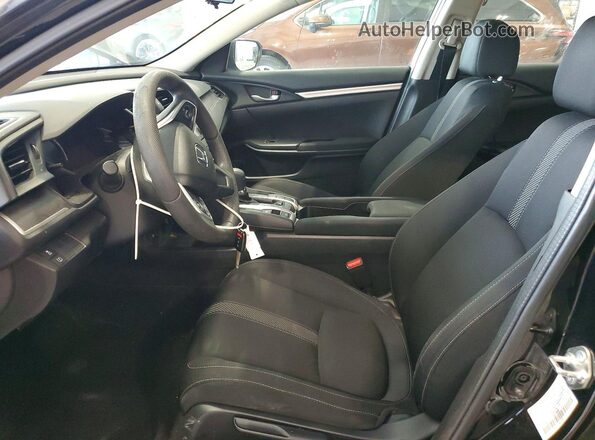 19XFC2F51GE018668 2016 HONDA CIVIC Black Widok wnętrza z przodu