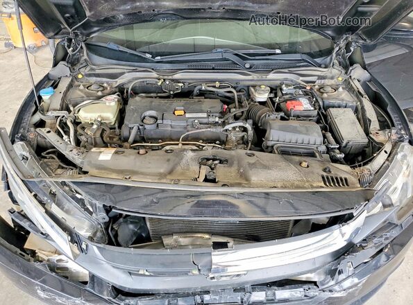 19XFC2F51GE018668 2016 HONDA CIVIC Black Widok wnętrza z tyłu
