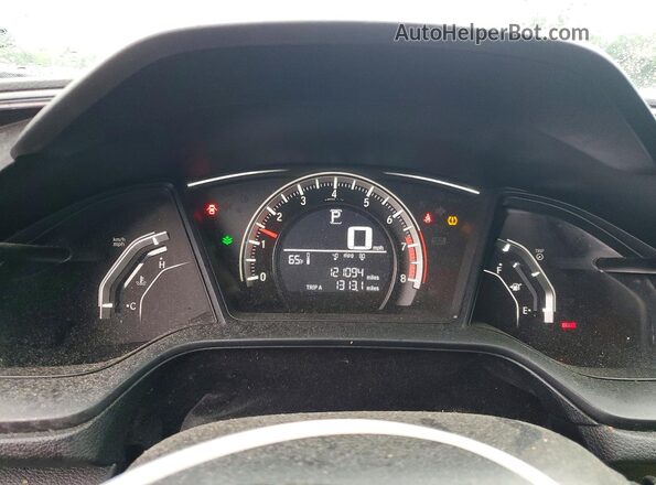 19XFC2F51GE034336 2016 HONDA CIVIC Gray Вид щитка приладів