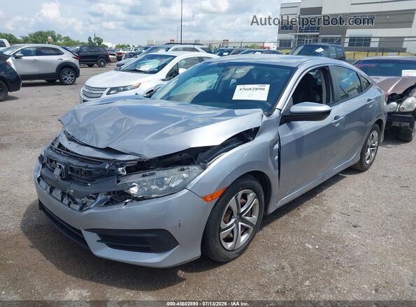 19XFC2F51GE034675 2016 HONDA CIVIC Silver Przód lewy