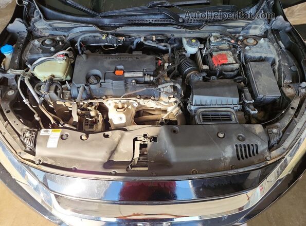 19XFC2F51GE041044 2016 HONDA CIVIC Черный Вид задней части салона