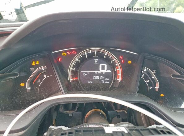 19XFC2F51GE046695 2016 HONDA CIVIC Gray Սարքավորումների վահանակի տեսք