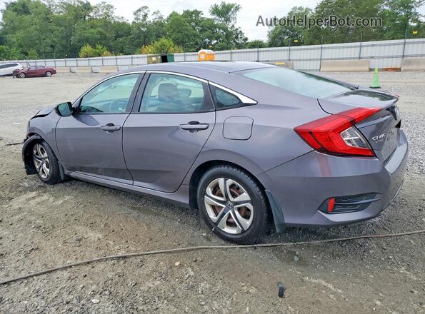 19XFC2F51GE046695 2016 HONDA CIVIC Gray Հետևի ձախ