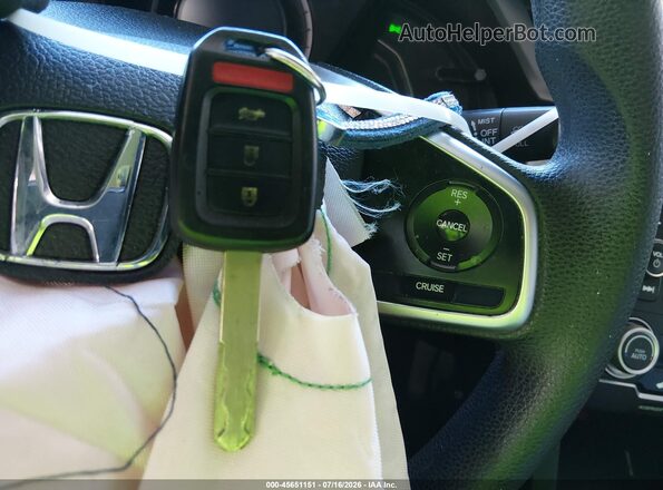 19XFC2F51GE075405 2016 HONDA CIVIC Белый Вид панели приборов