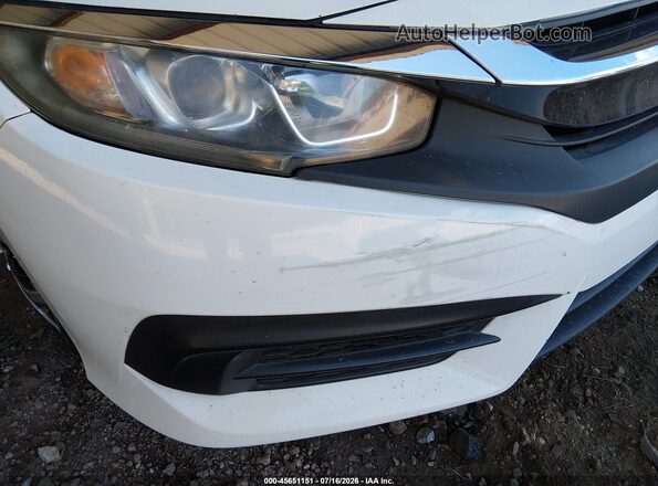 19XFC2F51GE075405 2016 HONDA CIVIC Белый Вид спереди
