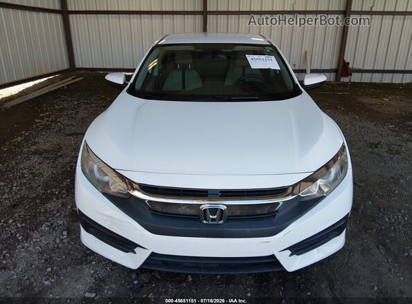 19XFC2F51GE075405 2016 HONDA CIVIC Белый Вид щитка приборов