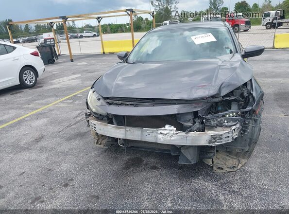 19XFC2F51GE087909 2016 HONDA CIVIC Gray Вид спереду