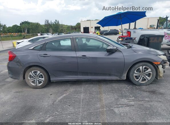 19XFC2F51GE087909 2016 HONDA CIVIC Gray Панорамний вид салону 360°