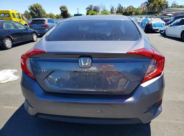 19XFC2F51GE207613 2016 HONDA CIVIC Gray Հետևի տեսք