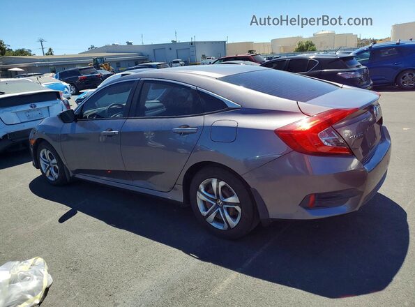 19XFC2F51GE207613 2016 HONDA CIVIC Gray Հետևի ձախ