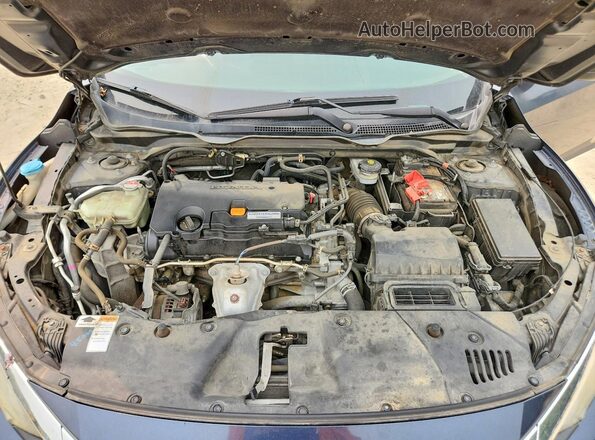 19XFC2F51GE208034 2016 HONDA CIVIC Blue Вид задньої частини салону