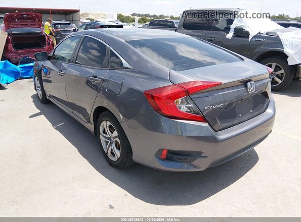 19XFC2F51GE233807 2016 HONDA CIVIC Gray Հետևի ձախ