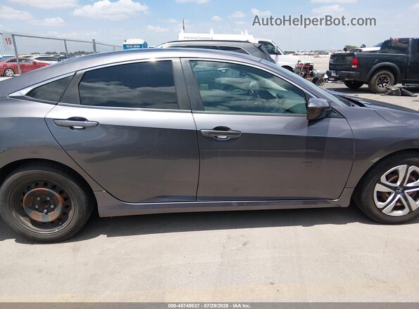 19XFC2F51GE233807 2016 HONDA CIVIC Gray Սալոնի հետևի տեսք