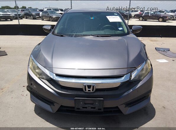 19XFC2F51GE233807 2016 HONDA CIVIC Gray Սարքավորումների վահանակի տեսք
