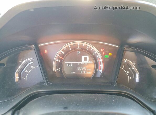 19XFC2F51GE250476 2016 HONDA CIVIC Charcoal Սարքավորումների վահանակի տեսք
