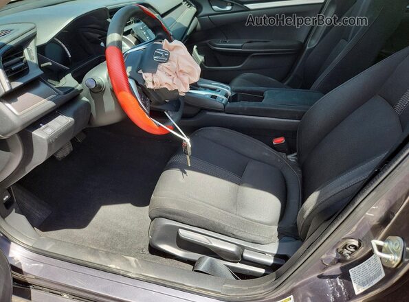 19XFC2F51HE055026 2017 HONDA CIVIC Gray Вид салону спереду