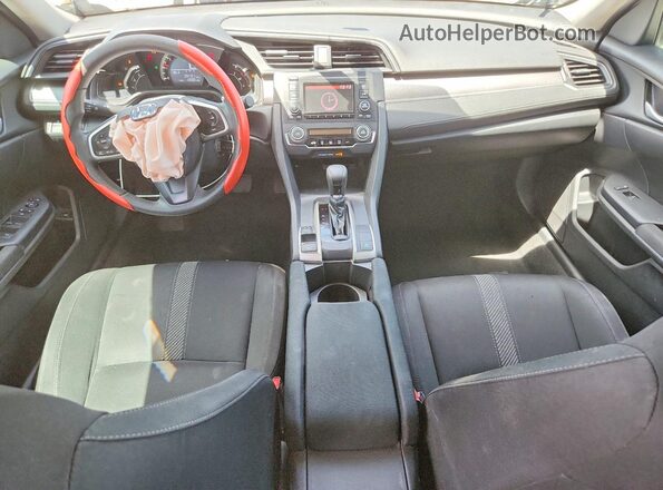 19XFC2F51HE055026 2017 HONDA CIVIC Gray Вид панелі приладів