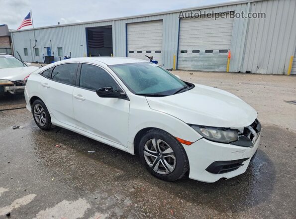 19XFC2F51HE057987 2017 HONDA CIVIC White Przód prawy