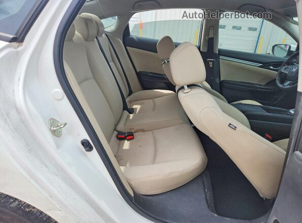 19XFC2F51HE057987 2017 HONDA CIVIC White Widok tylnych siedzeń