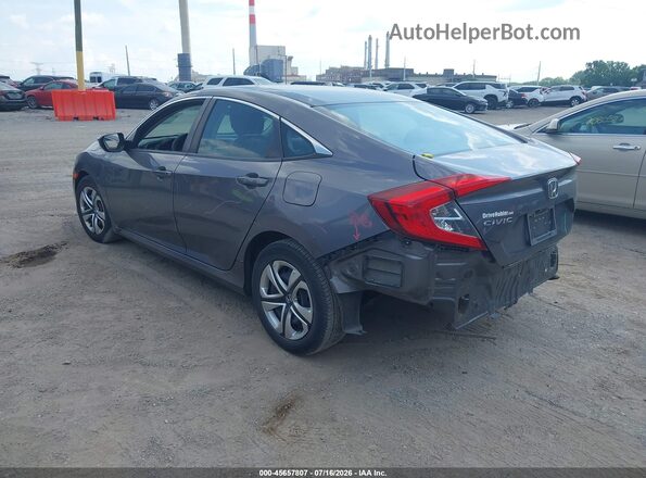 19XFC2F51HE063434 2017 HONDA CIVIC Gray Rear left