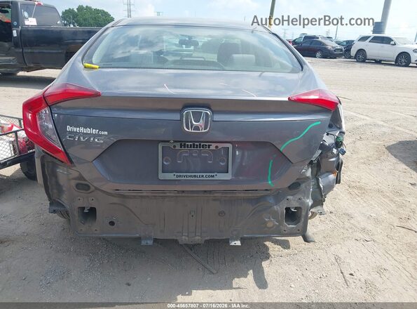 19XFC2F51HE063434 2017 HONDA CIVIC Gray Front view