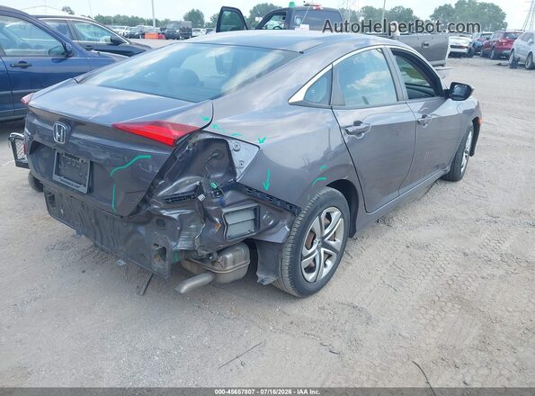 19XFC2F51HE063434 2017 HONDA CIVIC Gray Rear right