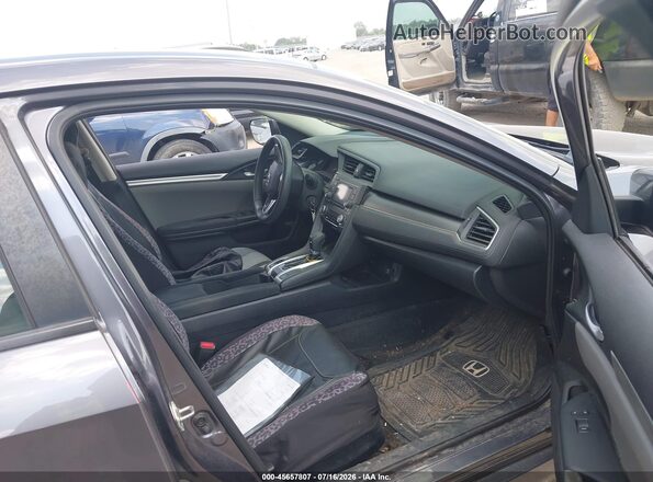 19XFC2F51HE063434 2017 HONDA CIVIC Gray Front interior view