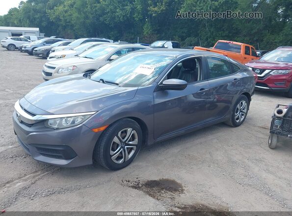 19XFC2F51HE063434 2017 HONDA CIVIC Gray Front left