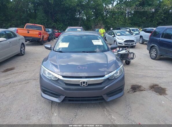 19XFC2F51HE063434 2017 HONDA CIVIC Gray Instrument cluster view