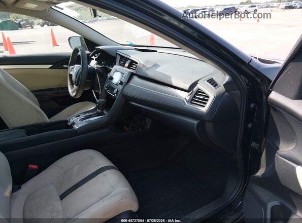 19XFC2F51HE070366 2017 HONDA CIVIC Black Vista interior delantera