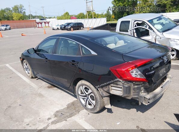19XFC2F51HE070366 2017 HONDA CIVIC Black Trasero izquierdo