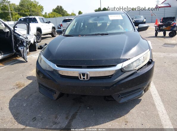 19XFC2F51HE070366 2017 HONDA CIVIC Black Vista del cuadro de instrumentos