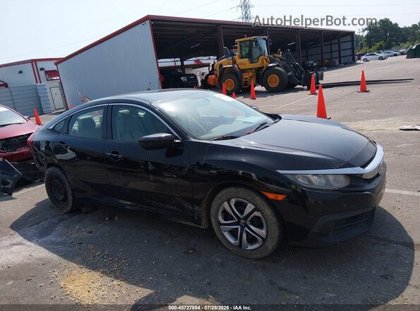 19XFC2F51HE070366 2017 HONDA CIVIC Black Vista interior trasera