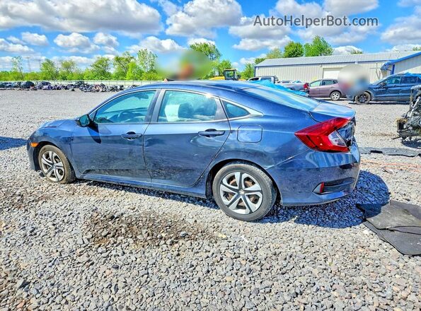 19XFC2F51HE074255 2017 HONDA CIVIC Black Հետևի ձախ
