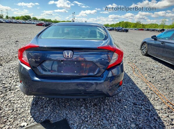 19XFC2F51HE074255 2017 HONDA CIVIC Black Հետևի տեսք