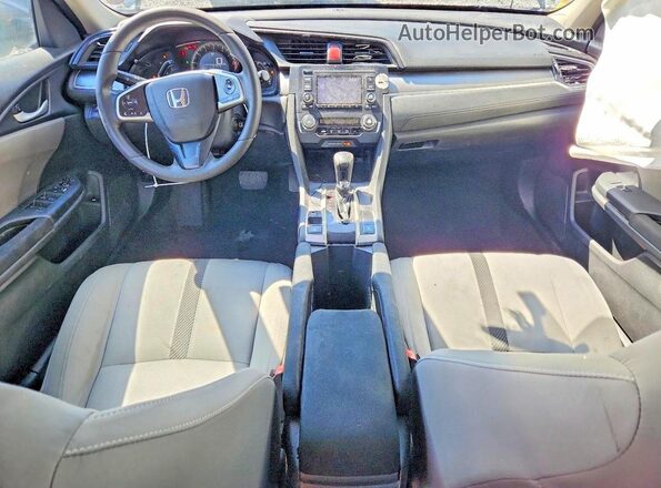 19XFC2F51HE074255 2017 HONDA CIVIC Black Առջևի վահանակի տեսք