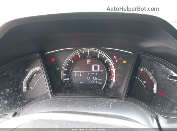 19XFC2F51JE030231 2018 HONDA CIVIC Gray უკანა სავარძლების ხედი