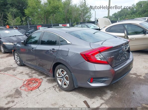 19XFC2F51JE030231 2018 HONDA CIVIC Gray უკანა მარცხენა